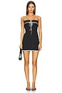 view 1 of 3 Sabrin Dress in Black Polka Dot