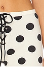 view 6 of 6 Selma Short in Black & White Polka Dot