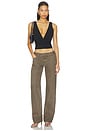 view 5 of 6 Alba Jeans in Smoky Moss