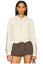 view 1 of 5 Fred Jacket in Brown Stripe