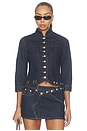 view 1 of 5 Drew Jacket in Indigo Blue