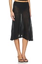 view 2 of 6 FRANCIS 스커트 in Black