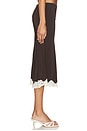 view 3 of 6 Tilly Skirt in Chocolate