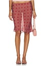 view 1 of 6 Penny Skirt in Red Dot