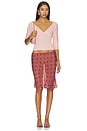 view 6 of 6 Penny Skirt in Red Dot