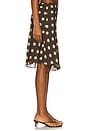 view 3 of 6 Penny Skirt in Yellow Dot