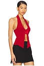 view 2 of 4 Rose Top in Red