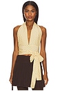 view 1 of 5 Rendezvous Top in Yellow Polka Dot