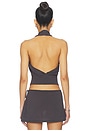 view 3 of 5 Pammy Top in Charcoal