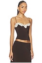 view 2 of 4 Tilly Top in Chocolate