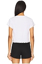 view 3 of 4 Deni Tee in White