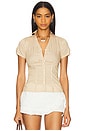 view 1 of 5 Mikayla Top in Beige