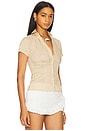 view 2 of 5 Mikayla Top in Beige