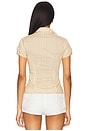 view 3 of 5 Mikayla Top in Beige