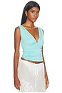 view 2 of 4 Jane Top in Aqua