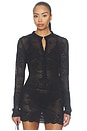 view 1 of 5 Belinda Top in Black Lace