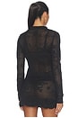 view 4 of 5 Belinda Top in Black Lace