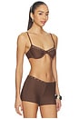 view 2 of 4 Julia Studded Bikini Top in Chocolate