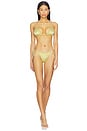 view 4 of 5 TOP BIKINI JUNI in Pale Yellow