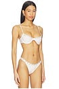 view 2 of 4 Julia Eyelet Bikini Top in Off White
