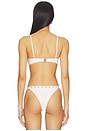 view 3 of 4 Julia Eyelet Bikini Top in Off White