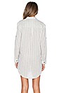 view 3 of 6 Wilde Heart Boundless Oversized Shirt Dress in Grey
