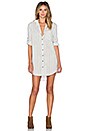 view 4 of 6 Wilde Heart Boundless Oversized Shirt Dress in Grey