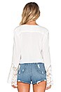 view 3 of 3 Wilde Heart Holiday Fiesta Top in White