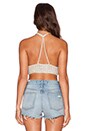 view 3 of 3 Wilde Heart St Tropez Crochet Crop Top in Stone