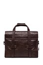 view 2 of 6 Everett Satchel Leather Bag in Brown