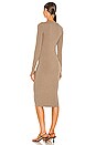 view 3 of 3 The Rivington Long Sleeve Dress in Walnut Heather