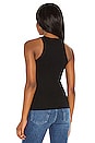 view 3 of 4 Rivington Ribbed Tank in Black