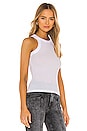 view 2 of 3 Rivington Ribbed Tank in White