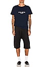 view 4 of 4 CAMISETA DIRTY WHITE BOY in Navy