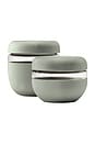 view 5 of 5 Glass Seal Tight Bowl 16oz in Sage