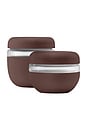 view 2 of 3 BOL DE VIDRIO HERMÉTICO 24OZ GLASS SEAL TIGHT BOWL 24OZ in Cocoa
