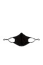 view 3 of 4 Lace Silk Mask in Black & White