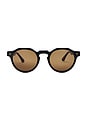 view 1 of 3 Fontana Sunglasses in Gloss Black & Bronze