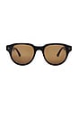 view 1 of 3 Hesperia Sunglasses in Gloss Black & Bronze