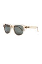 view 2 of 3 Hesperia Sunglasses in Clear Beach Glass & Green