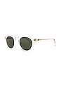 view 2 of 3 Fontana Sunglasses in Clear & Green