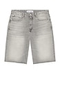 view 4 of 4 Kayce Denim Shorts in Bright Black