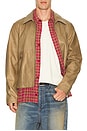 view 1 of 4 Dutton Leather Jacket in Breen Brown