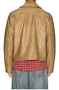 view 2 of 4 Dutton Leather Jacket in Breen Brown