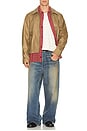 view 4 of 4 Dutton Leather Jacket in Breen Brown