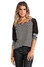 view 1 of 6 Kristina Top in Black/White Stripe in Black & White Stripe