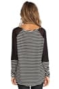 view 3 of 6 Kristina Top in Black/White Stripe in Black & White Stripe