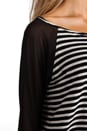 view 5 of 6 Kristina Top in Black/White Stripe in Black & White Stripe