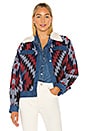view 1 of 5 CHAQUETA TRUCKER in Blue Depths