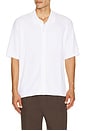 view 1 of 5 M Cable Blocked Sweater Polo in Bright White